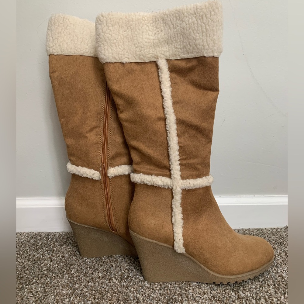 Winter Wedge Boots